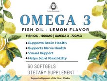 Load image into Gallery viewer, Omega 3 Fish Oil-Lemon Flavor