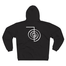Load image into Gallery viewer, REIKI Cho-Ku-Rei Hooded Zip Sweatshirt