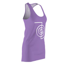 Load image into Gallery viewer, Women's REIKI Cho-Ku-Rei Racerback Dress-PURPLE