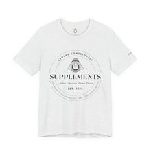 Load image into Gallery viewer, Evolve Supplements Logo T‑Shirt – Minimal Wellness Graphic Tee
