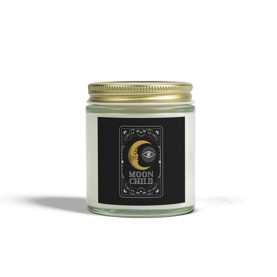 MOON CHILD Scented Candles, Coconut Apricot Wax (4oz, 9oz)