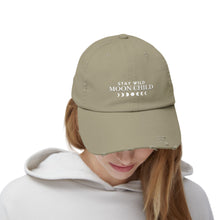 Load image into Gallery viewer, Stay Wild Moon Child Distressed Cap
