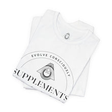 Load image into Gallery viewer, Evolve Supplements Logo T‑Shirt – Minimal Wellness Graphic Tee
