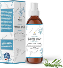 Load image into Gallery viewer, Smudge Spray for Cleansing Negative Energy and Purifying Home | Made with White Sage and Quartz Crystals | 3.5 Oz. Bottle (White Sage)

