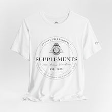 Load image into Gallery viewer, Evolve Supplements Logo T‑Shirt – Minimal Wellness Graphic Tee
