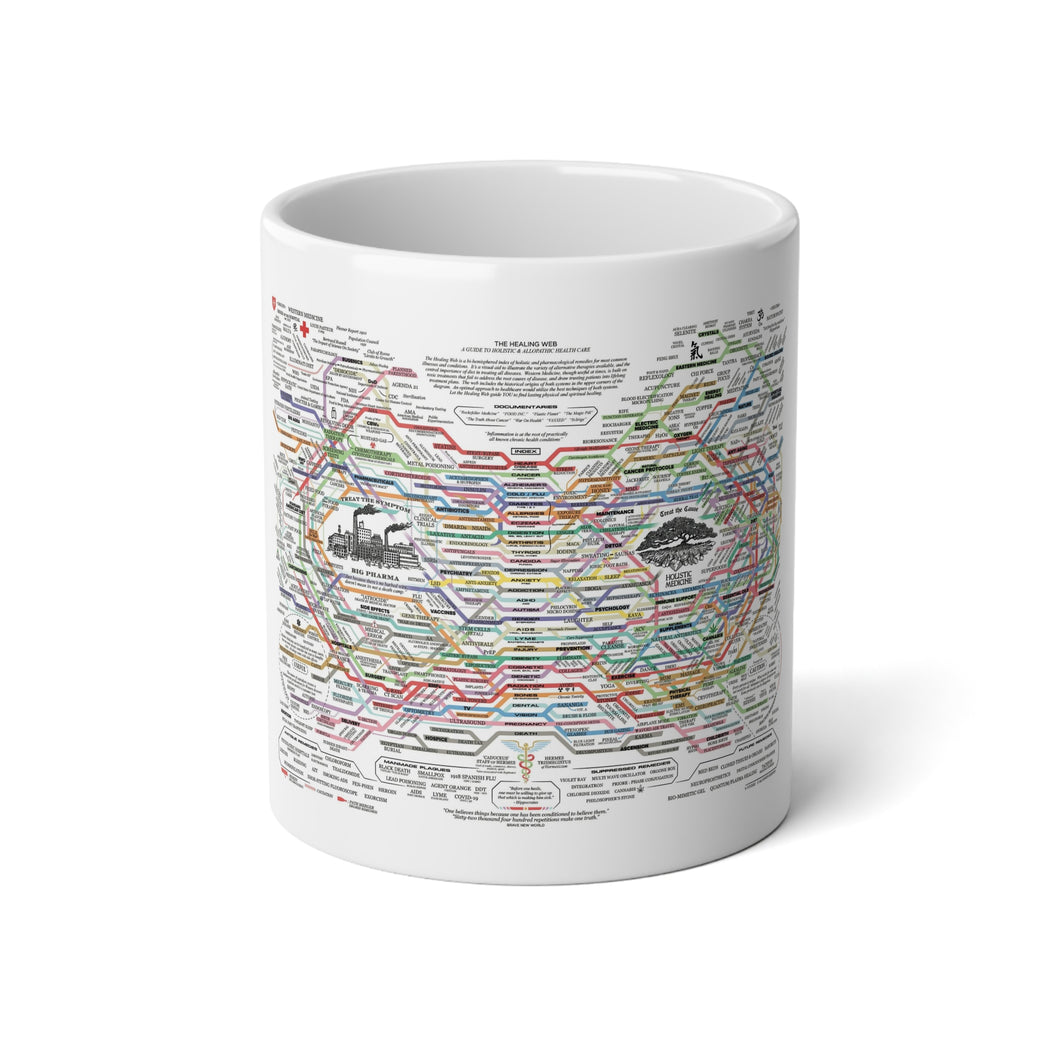 THE HEALING WEB - Jumbo Mug, 20oz