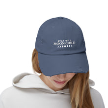 Load image into Gallery viewer, Stay Wild Moon Child Distressed Cap
