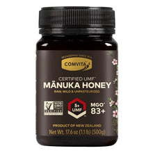 Load image into Gallery viewer, Certified UMF 5+ (MGO 83+) Raw Manuka Honey, Authentic, Wild, Unpasteurized, Non-Gmo Superfood for Daily Wellness I 17.6 Oz
