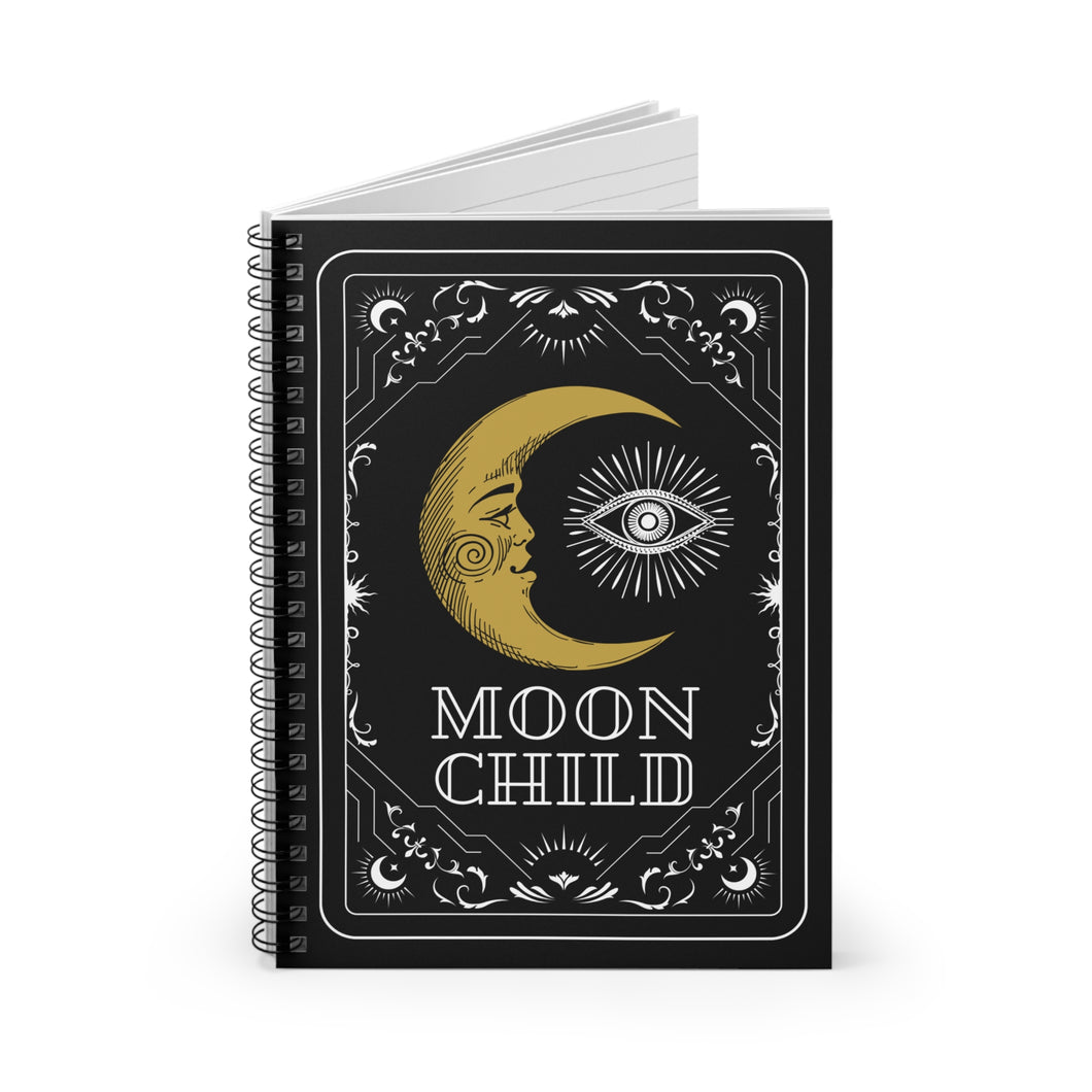 MOON CHILD Spiral Notebook - Ruled Line