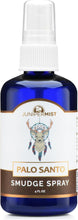 Load image into Gallery viewer, Palo Santo and Sage Smudge Spray (4 Fl Oz) - for Cleansing Negative Energy - Sage Spray Alternative to Smudge Sticks - Sustainably Made in USA with Pure Essential Oils and Real Crystals
