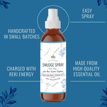 Load image into Gallery viewer, Smudge Spray for Cleansing Negative Energy and Purifying Home | Made with White Sage and Quartz Crystals | 3.5 Oz. Bottle (White Sage)
