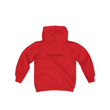 Load image into Gallery viewer, Youth Evolve Consciously Hooded Sweatshirt
