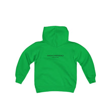 Load image into Gallery viewer, Youth Evolve Consciously Hooded Sweatshirt
