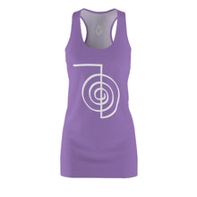 Load image into Gallery viewer, Women's REIKI Cho-Ku-Rei Racerback Dress-PURPLE
