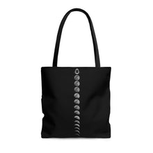 Load image into Gallery viewer, Moon Phase Tote Bag

